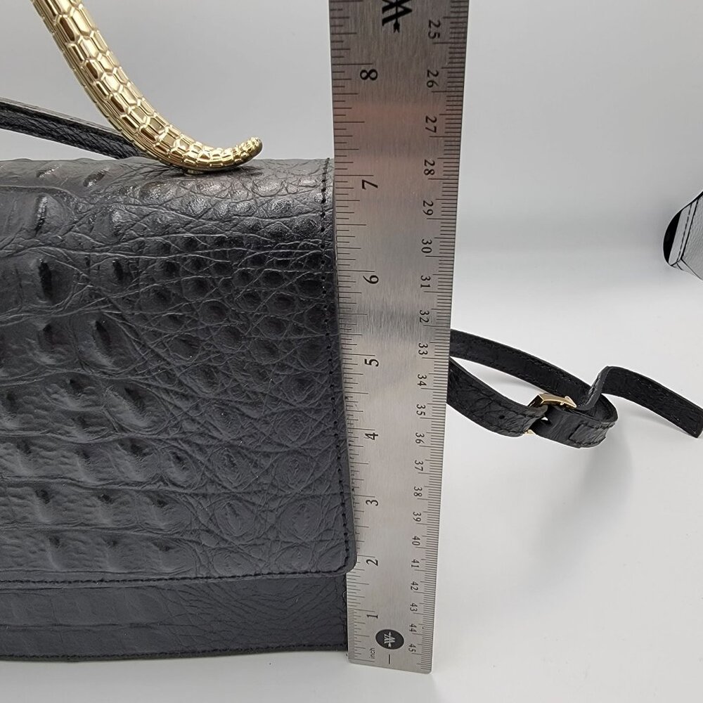 House of Harlow 1960 Leather Crossbody Bag with Snake Handle - Picture 11 of 16